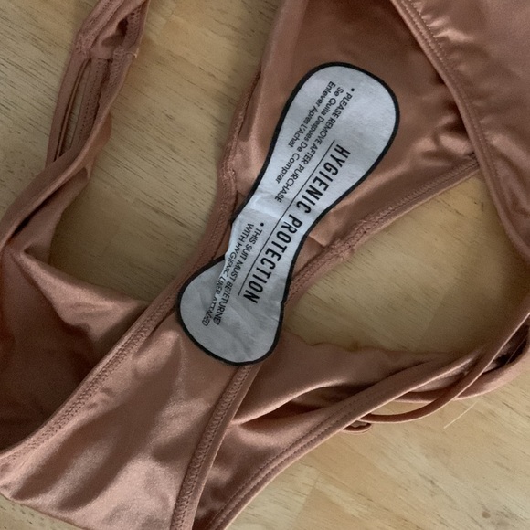 NWOT Storm Reid x Pacsun Caramel Kayla Tie Belt High Waisted Bikini Bottom - Picture 7 of 10